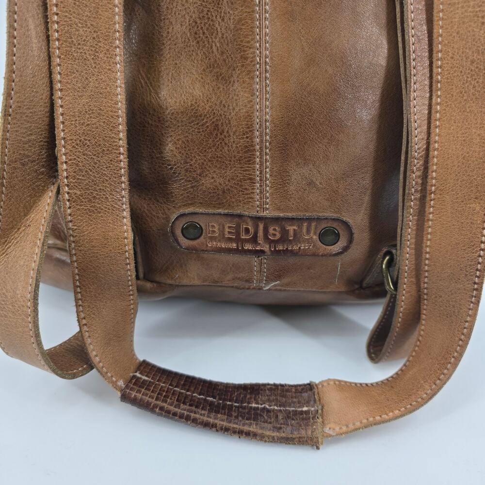 Bed|Stu “Patsy” Genuine Leather Backpack – Nectar… - image 3